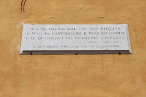 Lapide Divina Commedia - Palazzo Vecchio